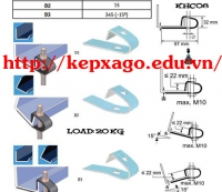 Kẹp xà gồ dạng chữ D treo ty ren M10